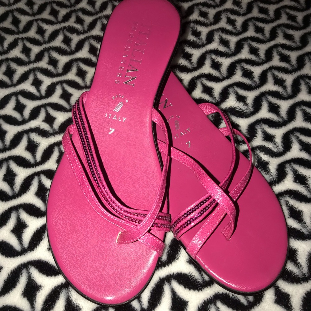 Italian Pink Sandals